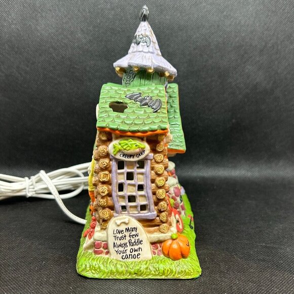 New in box Creepy Hollow "Camping Store" lighted figurine - Picture 6 of 10